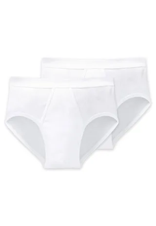 SCHIESSER - 2PACK Sportslip weiss - Gr. - 6