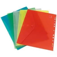 TimeTEX Organisationsmappe Set Dokumentenmappe A4 zum Abheften, 5-tlg., farbsortiert