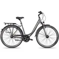 Adler Cityrad Verona NEXUS Wave, 7 Gang Shimano Nexus 7 Rücktritt Schaltwerk, Nabenschaltung Rücktritt, Rücktrittbremse schwarz/grau