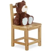 relaxdays Kinderstuhl RUSTICO natur (1 St)