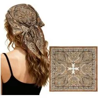 Zaewry Seidentuch Damen Seide Gefühl Schal Halstuch Schal Frauen Scarf Bandana, (1-St), Taschentuch Ansatz Handgelenk