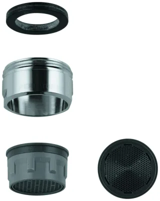 GROHE Laminar-Strahlregler 49015 Außengewinde, M 24 x 1 chrom, 49015000 49015000