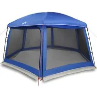 vidaXL Faltzelt Poolzelt mit abnehmbarem Überzelt Netzwänden Azurblau 618x532cm, (1 tlg)