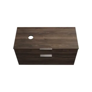 Burgbad Waschtischunterschrank Eqio 619x1200x550 Marone Dekor Trüffel, WXXI120LF2012 WXXI120LF2012