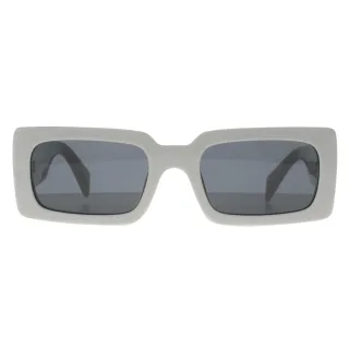 Prada Rectangle Womens Talk Dunkelgrau PRA07S