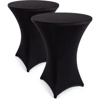 Blumtal Stehtischhusse Stretchbezug Stehtisch Hussen, Elegante Stehtischhusse für Bistrotische