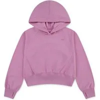 Abercrombie Kids Kapuzensweatshirt AFG ESSENTIAL PULLOVER H kurz, mit Logo-Stickerei, for girls