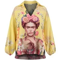 Key Largo Langarmbluse WB GALLERY v-neck (1-tlg)