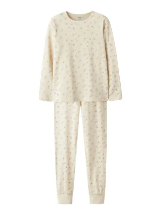 NAME IT - NKFNIGHTSET FLOWER NOOS Turtledove - Gr. - 164