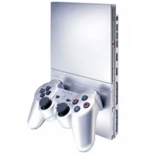 Sony PlayStation 2 slim [inkl. Controller] silver
