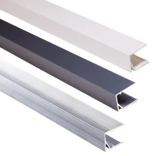 Alu Abschlussprofil | für Plattenstärke 16 mm | verschiedene Farben