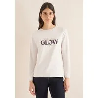 CECIL Langarmshirt aus softem Materialmix