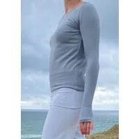 ESPARTO Yogashirt Langarmshirt Vicitra Ärmel mt Daumenloch