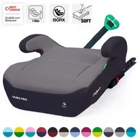 Daliya® Kindersitzerhöhung QUBIX PRO ISOFIX Kindersitz, ab: ab 6 Jahre oder 125cm Körpergröße, bis: bis 12 Jahre oder 150cm Körpergröße, ab: 125 cm, bis: 150 cm, (Packung, 1-tlg), ISOFIX, I-Size, Gurtfix, ergonomisch, weich, waschbarer Bezug