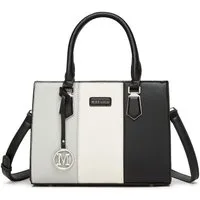 Miss Lulu Handtasche Damen Schultertaschen Damen Shopper 27x23x11cm