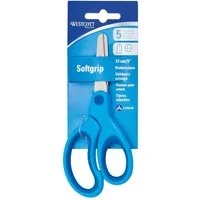 WESTCOTT Papierscheren Kinderschere Kids E-21581 00 runde Spitze 13cm blau