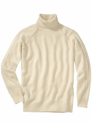 Mey & Edlich Herren Rolli Fabio Beige 100 % Wolle