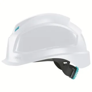 uvex pheos planet B-S-WR Schutzhelm mit Lüftungen - mit Drehradsystem - langer Schirm  weiß 55 cm - 61 cm - 9772043
