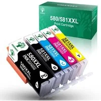 Greensky 5er 580XL 581XL für Canon 580 XL Tintenpatrone (PIXMA TR8550 TS6350 TS8350 TS6150 TS8150 TS6250 TS9550)