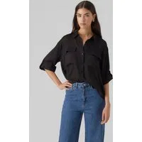 Vero Moda Kurzarmbluse VMFABIANA 3/4 SHIRT VMA NOOS