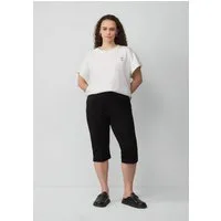 QS Shorts Hose Capri-Hose aus Interlockjersey
