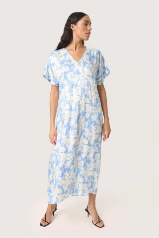 Kleid Gerade Passform Vista Blue Floral Print blue multi