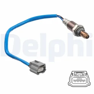 Delphi Lambdasonde vor Katalysator Nissan Micra Note
