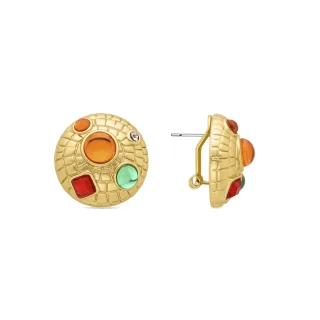 Luxenter-Ohrringe aus 18k Gelbgold - Shurax