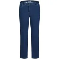 KjBRAND Straight-Jeans Jeans Betty straight leg Sehr bequem durch Baumwoll- Super- Stretch, Satin Optik