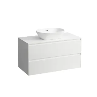 Laufen Waschtischunterschrank und Waschtisch-Platte LANI 493x985x527 H4043211122601