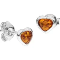 OSTSEE-SCHMUCK Paar Ohrstecker Ostsee-Schmuck Ohrstecker Miniherz Ohrstecker Miniherz (2-tlg)