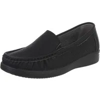 Ital-Design Elegante Freizeitschuhe für Damen mit hohem Tragekomfort Slipper (91261376) ultraleichte und komfortable Sohle