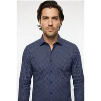 OLYMP Langarmhemd Luxor Businesshemd, modern fit, New-Kentkragen