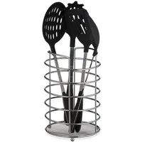 relaxdays Servierständer XL Küchenutensilienhalter Metall, Eisen