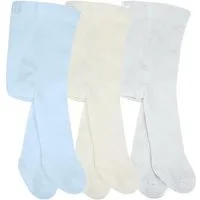 bistyle Strumpfhose für Neugeborene Jungen Mädchen Unisex Babystrumpfhosen 3er Pack (Set 3 St. 3er-Pack) GOTS-zertifiziert, Bio-Baumwolle, bis 3 Jahre