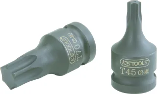 KS Tools 1/2" Kraft-Bit-Stecknuss Torx, kurz - 911.0956