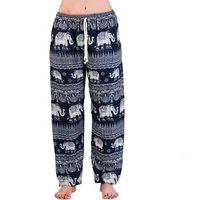 PANASIAM Haremshose Muckhose aus feiner natürlicher Viskose bequeme Haremshose für Damen leichte Sommerhose mit Seitentaschen Aladinhose