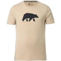 FORSBERG T-Shirt mit schwarzem Brustprint