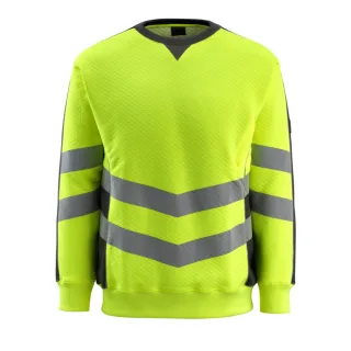 MASCOT Wigton Sweatshirt SAFE SUPREME Hi-vis Gelb / Schwarz M - 50126-932-1709-M