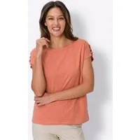 Sieh an! T-Shirt Rundhals-Shirt Extra kurz