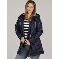 FRIESEN Friesennerz Regenjacke "Oh! Nass'is!" II Damen Regenmantel - Outdoor-Jacke Parka Wasserdicht Leichtes Jersey-Innenfutter, Verschweißte Nähte, Taillen-Kordelzug