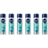 Nivea Men Deo-Spray Men Cool Kick Fresh Deo Spray 6 x 150 ml, 6-tlg.