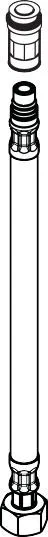 Hansgrohe Anschlussschlauch 900mm SPEX für Küchenmischer, 98758000 98758000