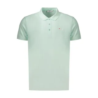 Fila Grünes Baumwoll-Herren-Polohemd