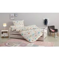 OTTO home Kinderbettwäsche CUDDLEE, Renforcé, 2 teilig, in vielen Designs: Dino,Einhorn,Weltraum,Baustelle,Herz,Trecker,Safari