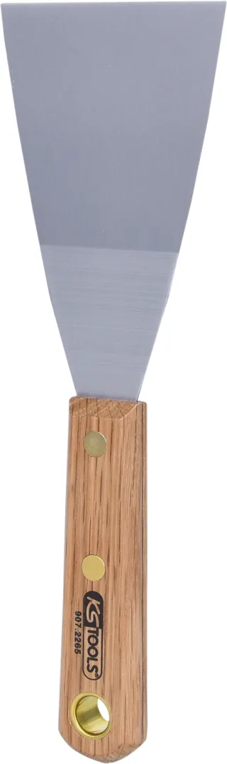 KS Tools Edelstahl-Spachtel, mit Holzgriff - 907.2265