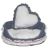Primawela Hundekorb Hundebett Katzenbett Kissen Hunde Katze Kissen Hundekorb Katzenkorb