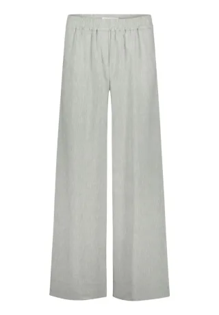 Betty & Co - Marlenehose mit weitem Bein und elastischem Bund grün - Gr. - 42