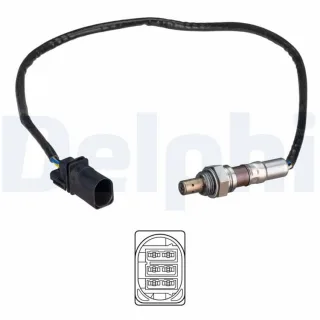 Delphi Lambdasonde vor Katalysator Audi Seat Skoda VW ES21291-12B1 2,0
