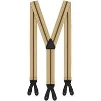ZUKUNFTSENKEL Hosenträger Hosenträger Herren 3,5 cm Breite Y-Form mit Knopfverschluss (Deutsche Produktion, Komfortabel) Lederriemen Knopfverschluss, ohne Clips